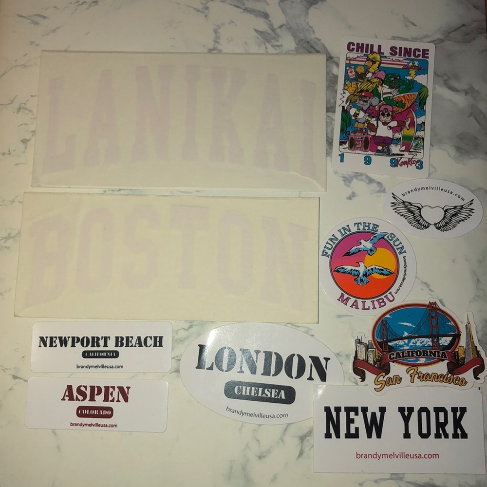 brandy melville stickers